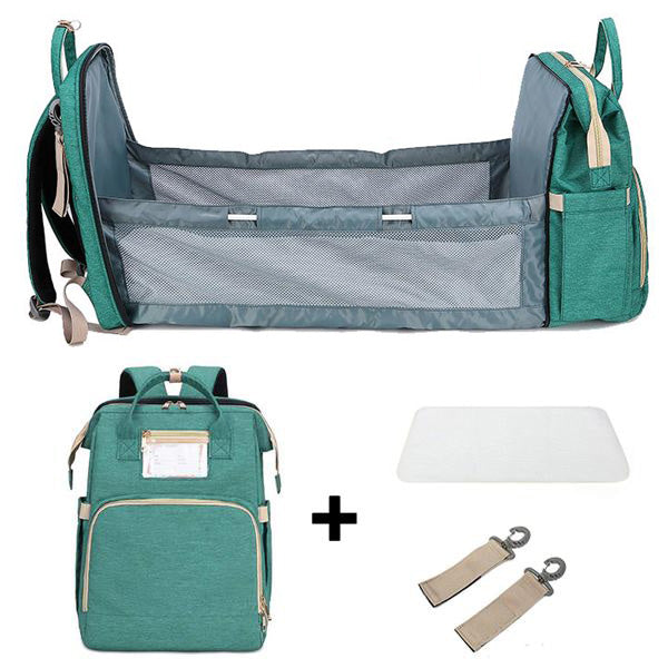 Fold-n-Go™ Adventure Backpack Diaper Bag